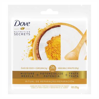 Máscara de Tratamento Dove Nutritive Secrets Ritual de Reparação com 23g