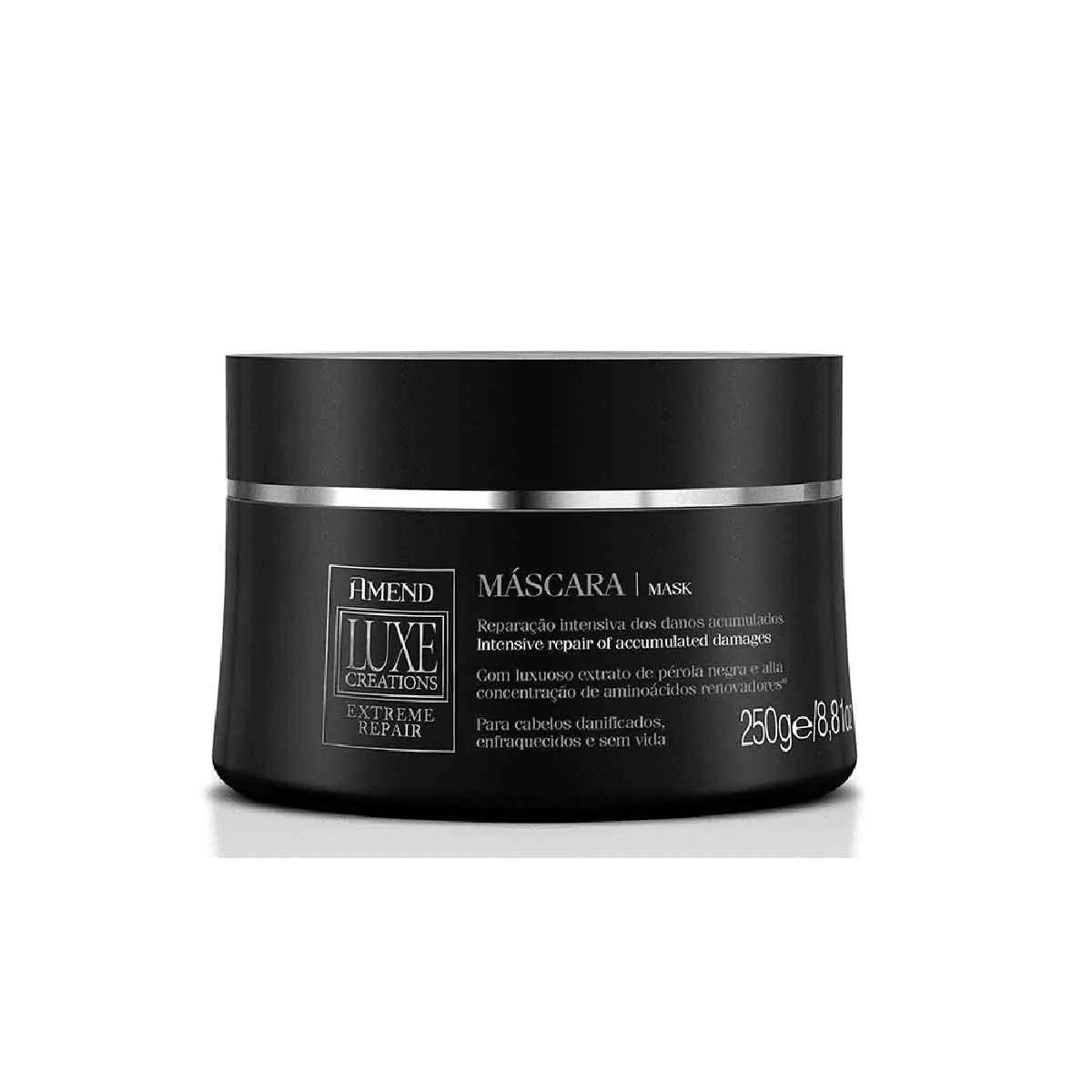 Máscara de Tratamento Amend Luxe Creations Extreme Repair com 250g