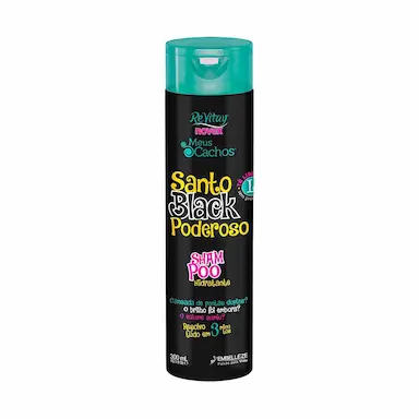 Shampoo Vitay Novex Meus Cachos Santo Black Poderoso com 300ml
