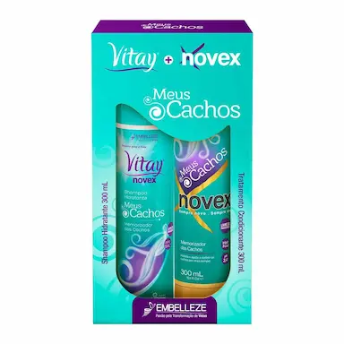 Kit Shampoo + Condicionador Novex Meus Cachos com 300ml cada