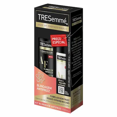 Kit TRESemmé Blindagem Antifrizz Shampoo com 400ml + Condicionador com 200ml
