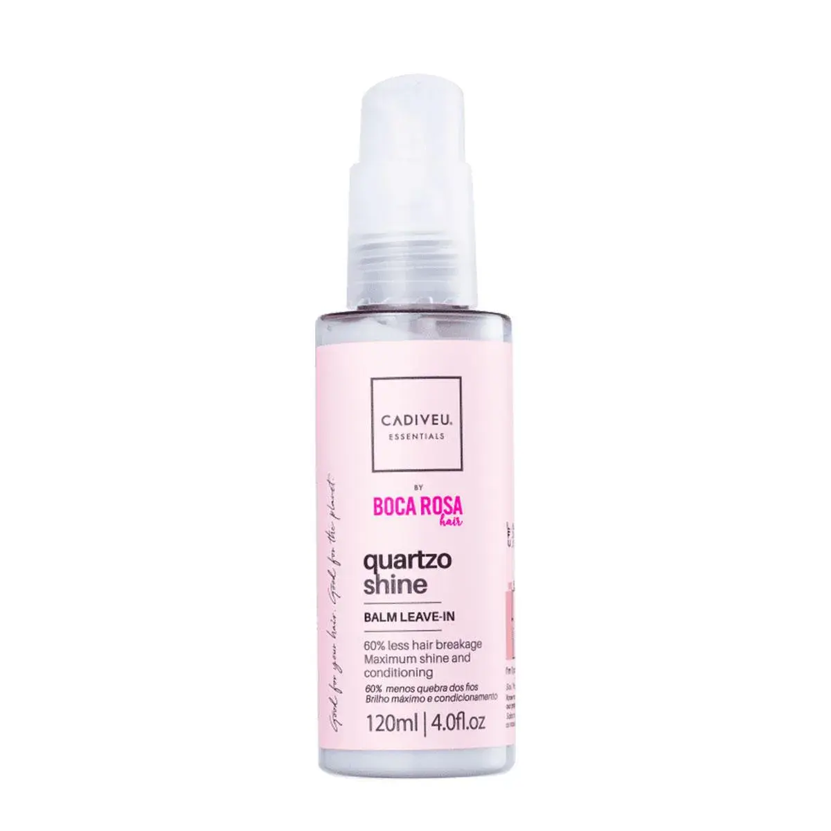 Balm Leave-in Cadiveu Essentials Quartzo Shine By Boca Rosa com 120ml