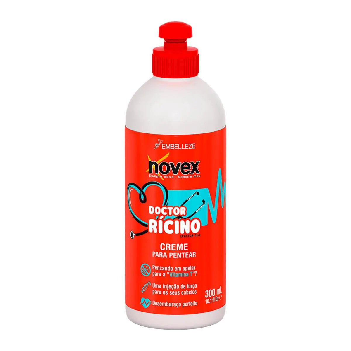 Creme para Pentear Novex Doctor Ricino com 300ml