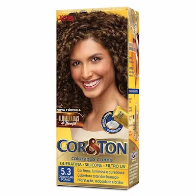 Tintura Cor&Ton Niely 5.3 Castanho Claro Dourado com 1 Unidade