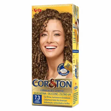 Tintura Cor&Ton Niely 7.3 Louro Dourado com 1 Unidade
