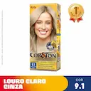Tintura Cor&Ton Niely 9.1 Louro Claro Cinza com 1 Unidade