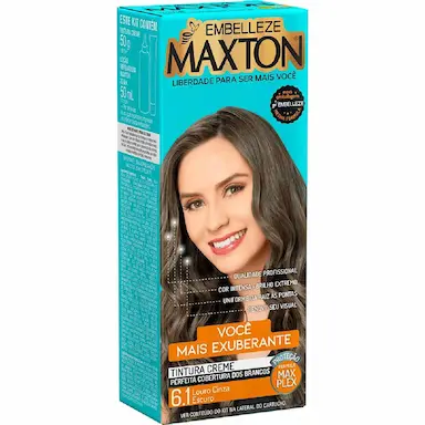 Tintura Creme Maxton 6.1 Louro Cinza Escuro com 1 Unidade