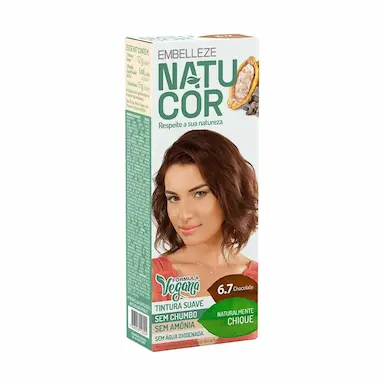 Tintura Suave Natucor 6.7 Chocolate com 1 Unidade