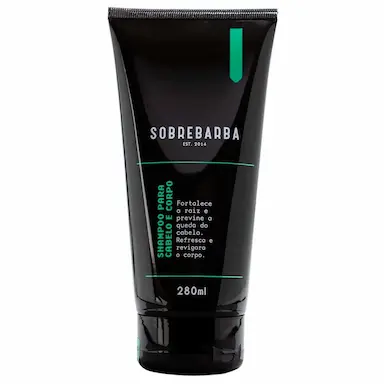 Shampoo para Cabelo e Corpo Sobrebarba com 280ml