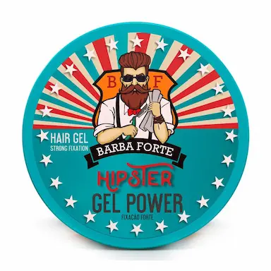 Gel Power Barba Forte Hipster Fixação Forte com 200g