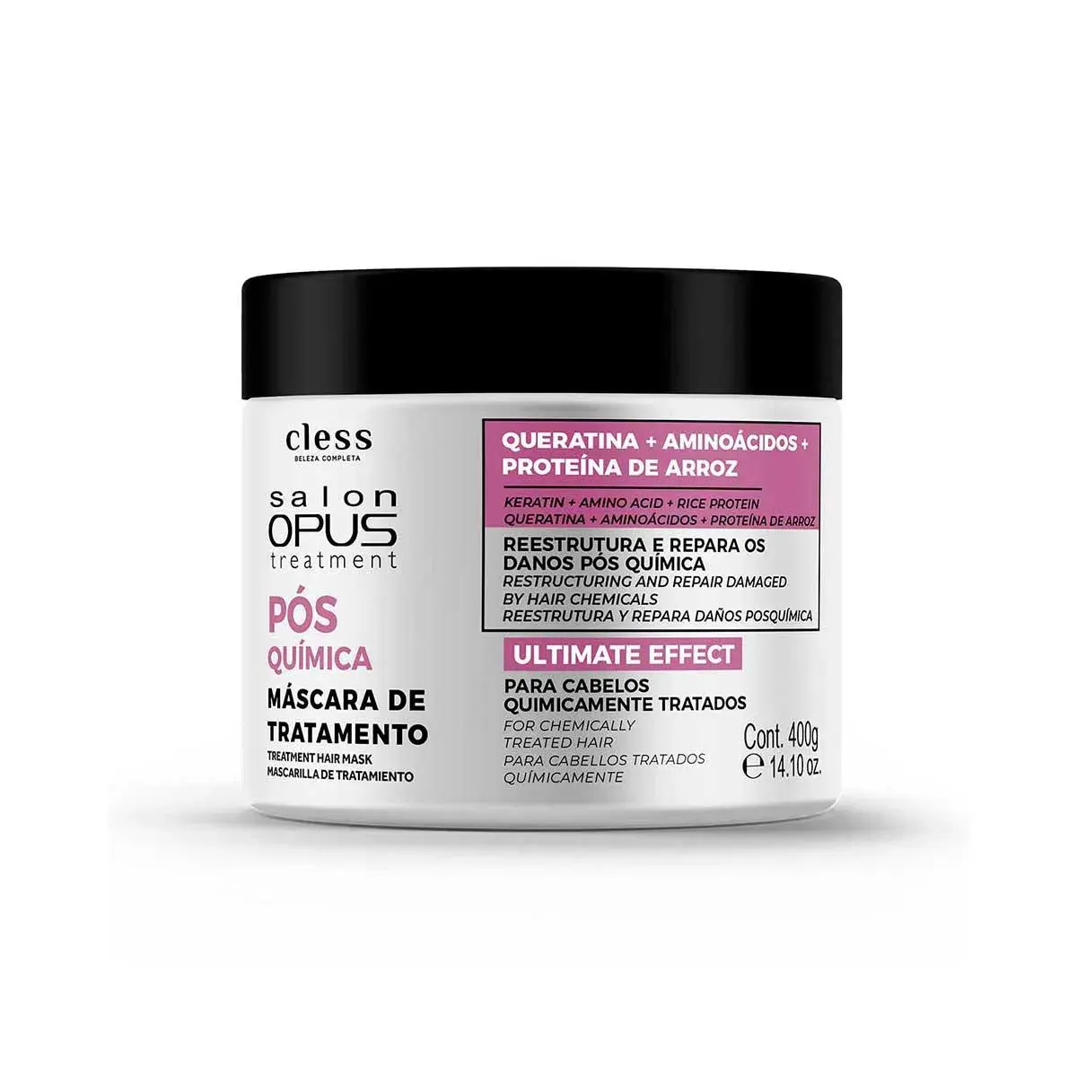 Máscara de Hidratação Salon Opus Pós Química 400g