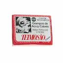 Grampo de Aço para Cabelos Pretos Número 7 Teimosão Caixa com 50 unidades