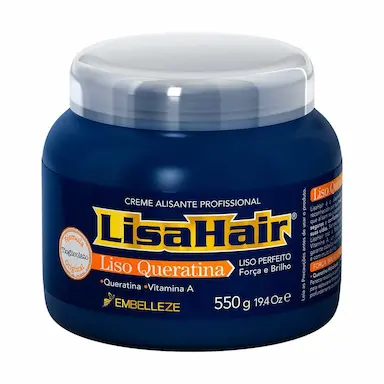 Creme Alisante Profissional LisaHair com 550g