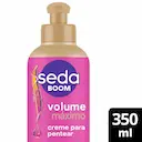 Creme para Pentear Leve Seda Boom Pro Curvatura Volume Máximo 350ml