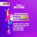 Creme para Pentear Leve Seda Boom Pro Curvatura Volume Máximo 350ml