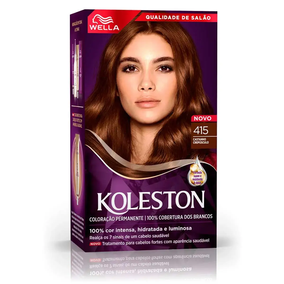 Tintura Creme Koleston Noites Iluminadas 415 Crepúsculo 1 Unidade