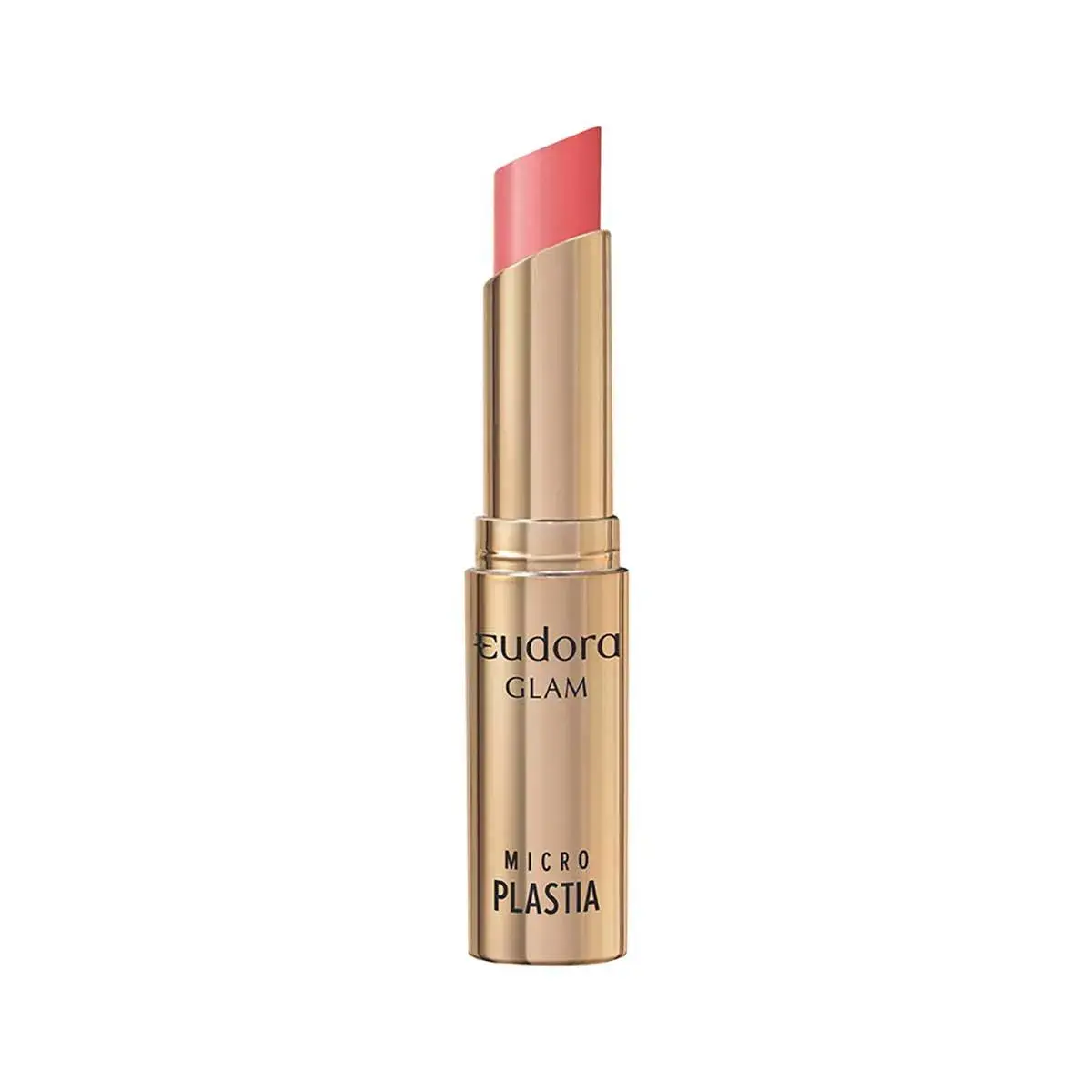 Batom Eudora Glam Micro Plastia Rose Delicado 3,3g