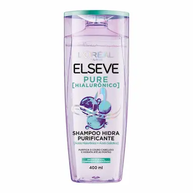 Shampoo L'Oréal Paris Elseve Pure Hialurônico 400ml