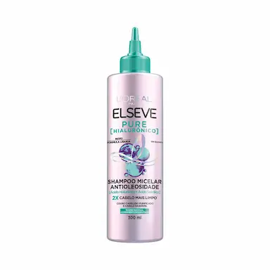 Shampoo Micelar Antioleosidade Elseve Pure Hialurônico 300ml