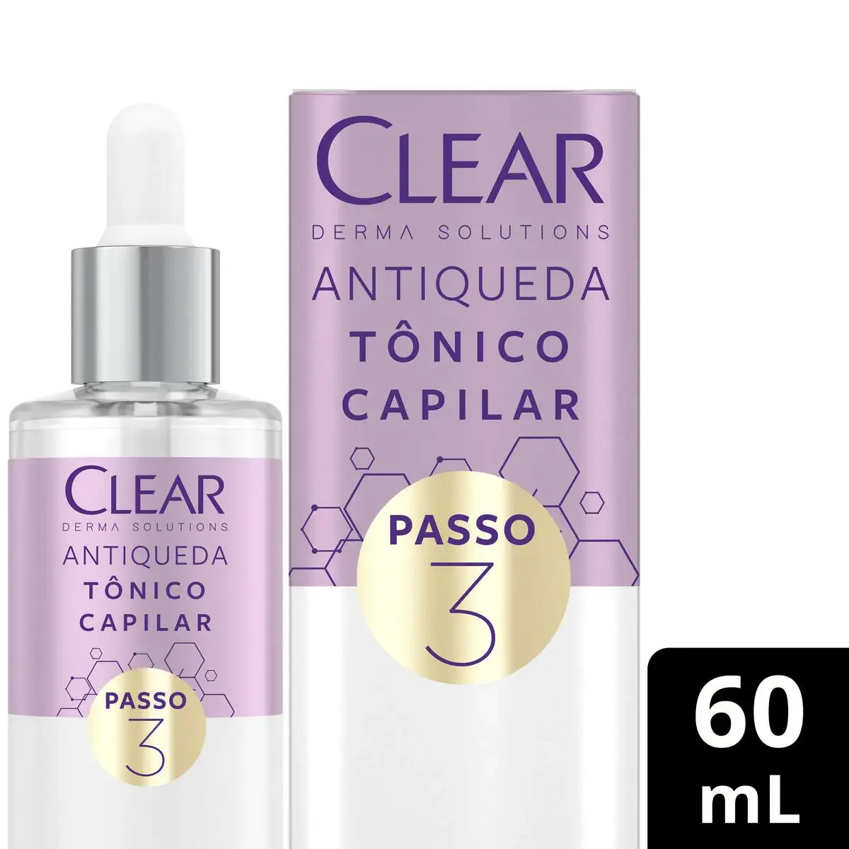 Tônico Capilar Antiqueda Clear Derma Solutions Woman 60ml