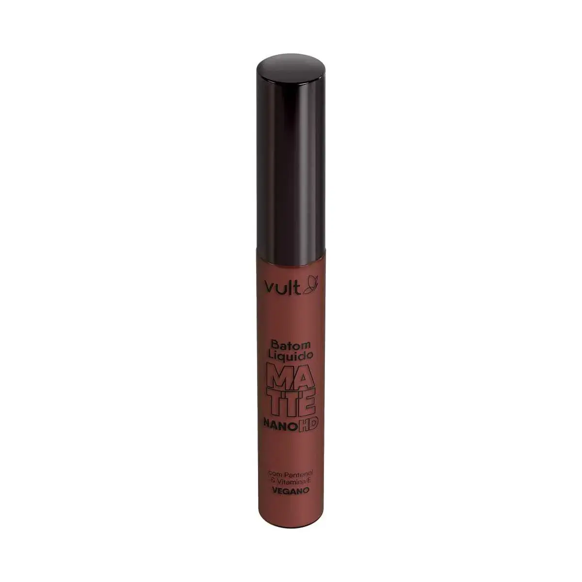 Batom Líquido Matte Vult Nano HD Castanho Escuro 5ml