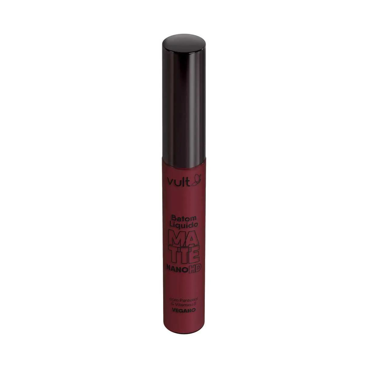 Batom Líquido Matte Vult Nano HD Bordo 5ml