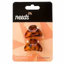 Conjunto de Mini Piranhas Tartaruga para Cabelos Needs 2 unidades