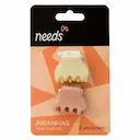 Kit Piranha de Cabelo Needs Colorida Perolada Tamanho P 2 unidades