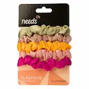 Conjunto de Elásticos de Cabelo Scrunchie Needs Multicolotidos 5 unidades