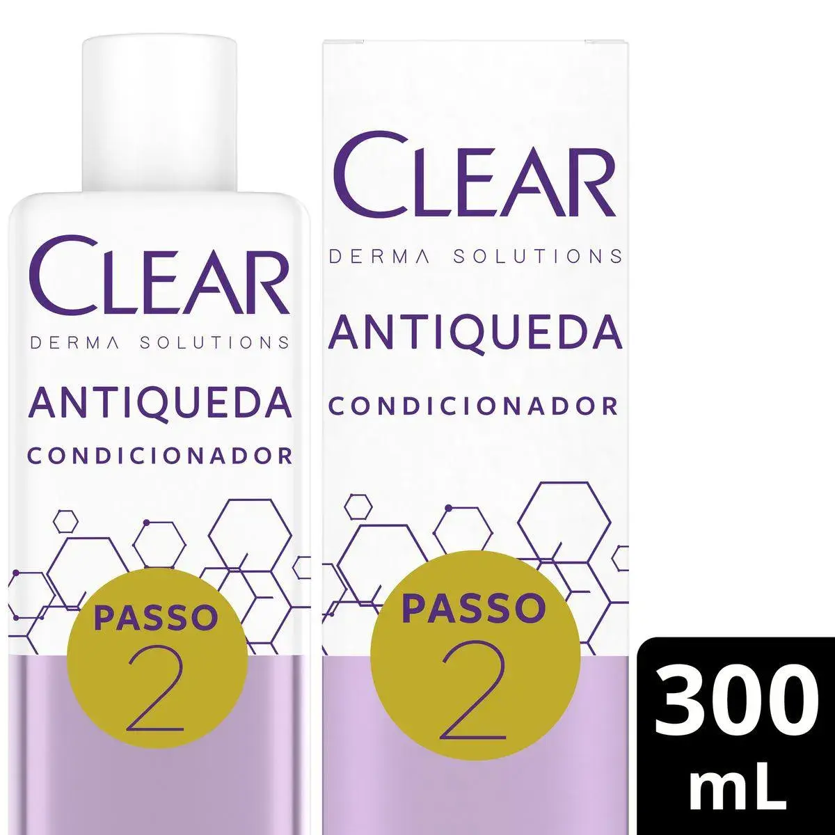 Condicionador Antiqueda Clear Derma Solutions Woman 300ml