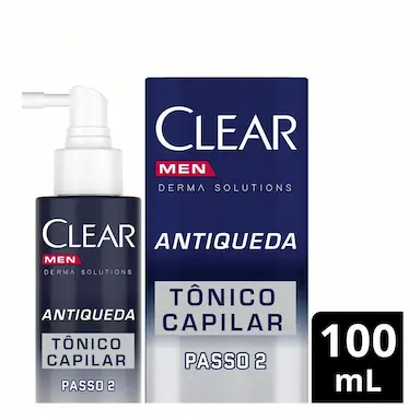 Tônico Capilar Antiqueda Clear Men Derma Solutions 100ml