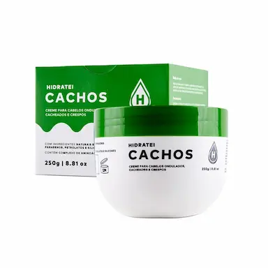 Creme Hidratei Cachos Cabelos Ondulados, Cacheados e Crespos 250g