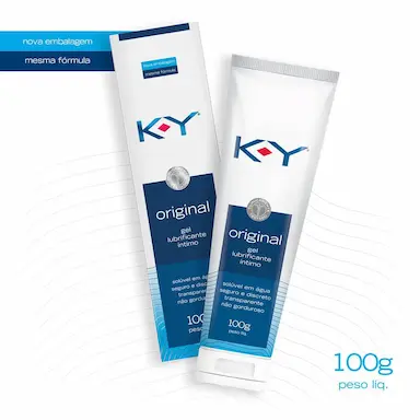 Gel Lubrificante Íntimo K-Y Original com 100g