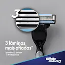 Gillette Mach3 Barbeador com 1 aparelho e 2 cargas