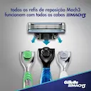 Gillette Mach3 Barbeador com 1 aparelho e 2 cargas