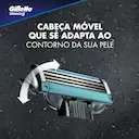 Aparelho de Barbear Gillette Mach3 com 1 Unidade