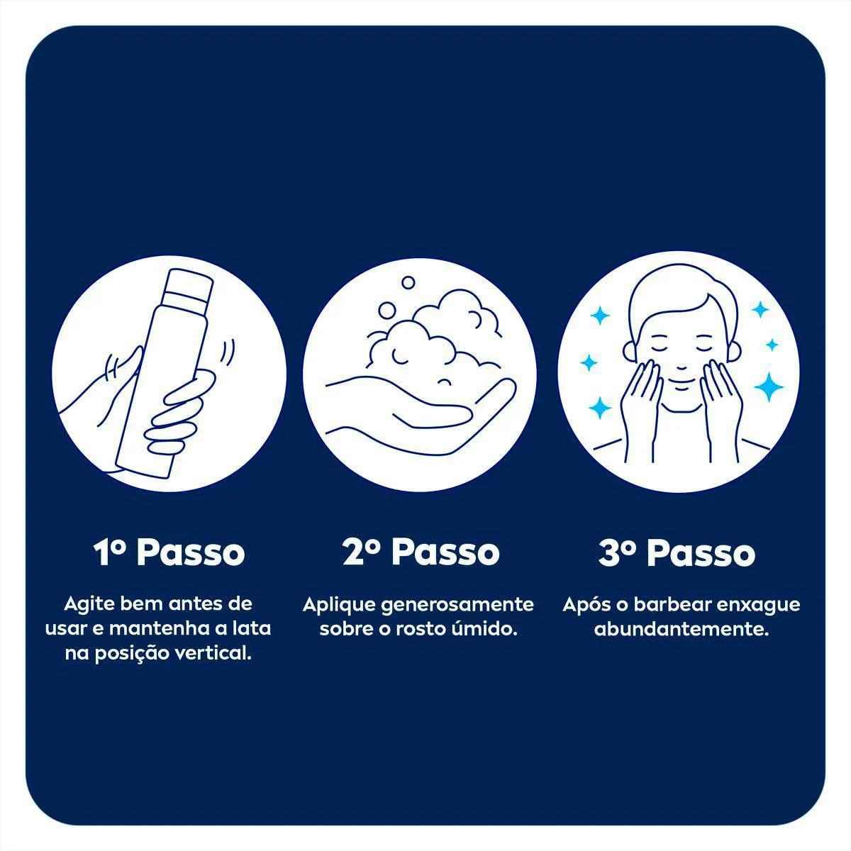 Espuma de Barbear Nivea Men Sensitive com 200ml
