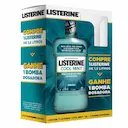 Enxaguante Antisséptico Bucal Listerine Cool Mint com 1,5l + Bomba Dosadora