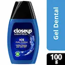 Pasta de Dente em Gel Closeup Liquifresh Ice Antibacteriano com Flúor de 100g