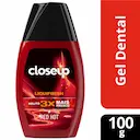 Pasta de Dente em Gel Closeup Liquifhesh Red Hot com Flúor de 100g
