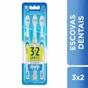 Escova de Dente Oral-B Macia Classic com 3 unidades
