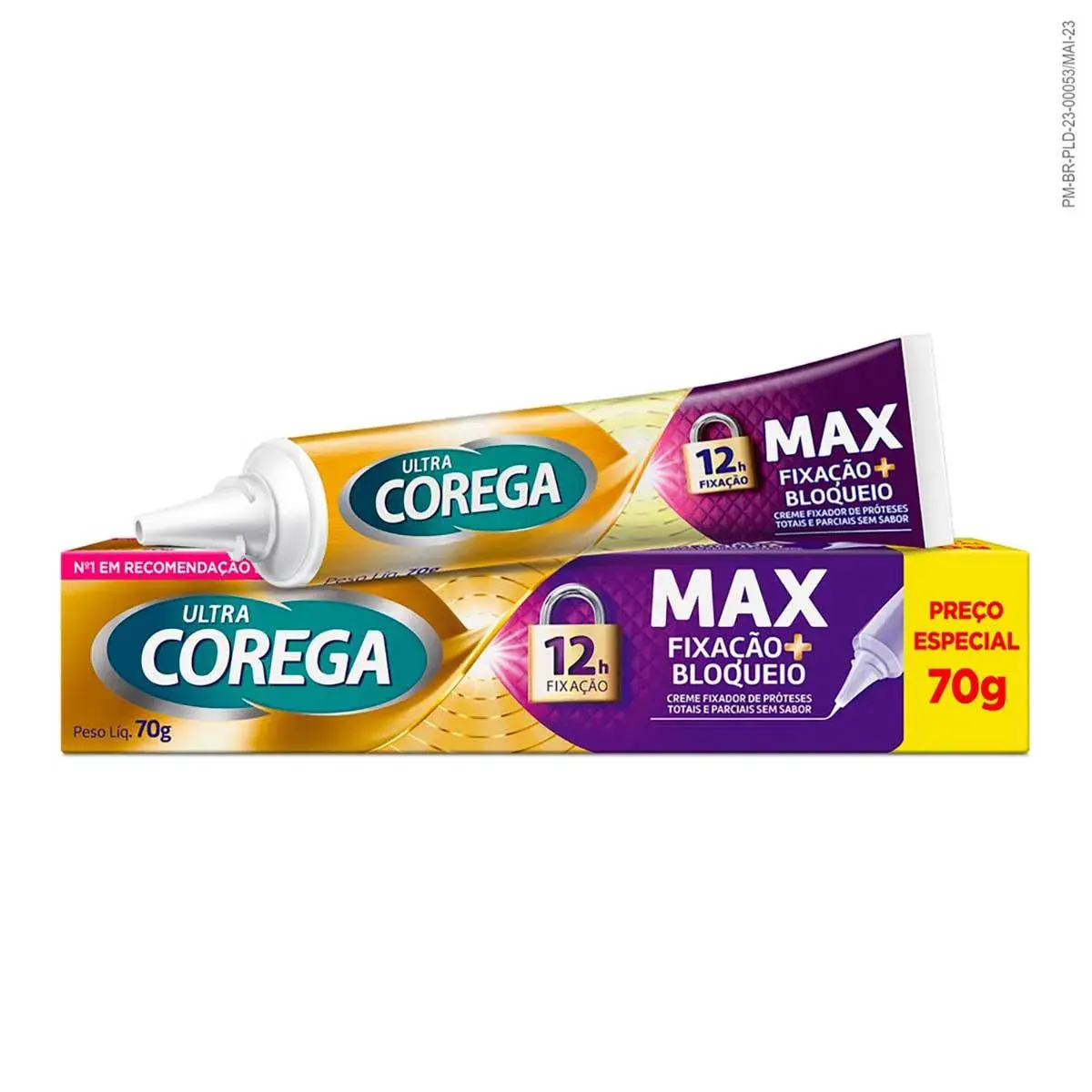 Creme Fixador de Dentadura Ultra Corega Sem Sabor 68g