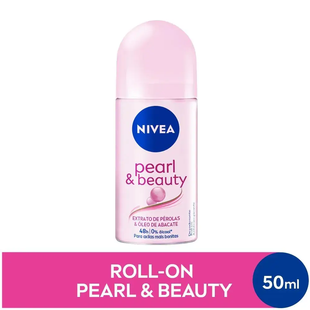 Desodorante Nivea Pearl & Beauty 48h Antitranspirante Roll On 50ml