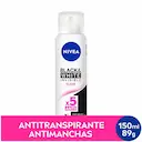 Desodorante Antitranspirante Aerosol Nivea Black&White Invisible Clear com 150ml