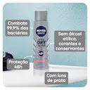 Desodorante Antitranspirante Aerosol Nivea Men Active Dry Silver Masculino com 150ml
