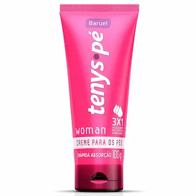 Creme Desodorante para os Pés Tenys Pé Baruel Woman Feminino com 100g