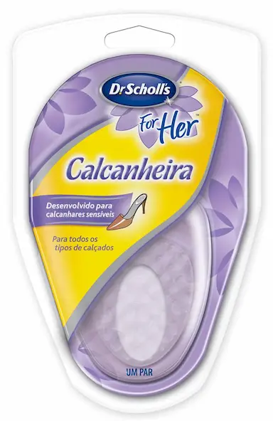 Calcanheira Dr. Scholl's For Her Apoio Plantar com 1 par