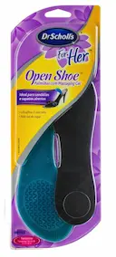 Palmilhas Dr. Scholl's Open Shoe Massaging Gel com 1 par