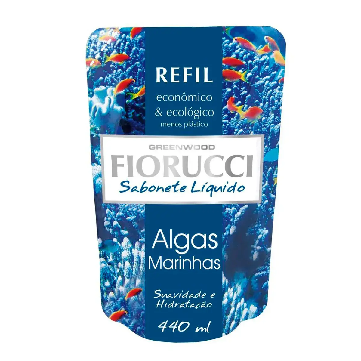 Refil de Sabonete Líquido Algas Marinhas Fiorucci com 440ml