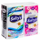 Lenço de Papel Softy's Bolso 4 Pacotes com 15 unidades cada